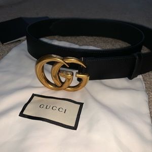 Authentic Double G Gucci belt